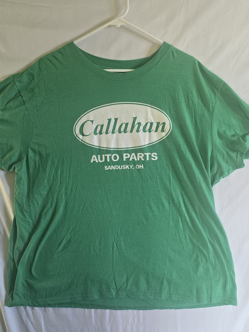 Callahan Green Short Sleeve Tee with White Logo